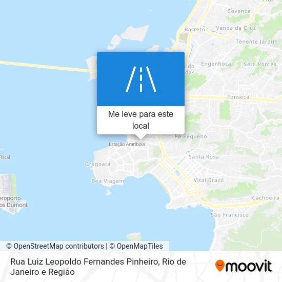 Rua Luiz Leopoldo Fernandes Pinheiro mapa