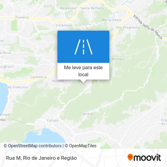 Rua M mapa