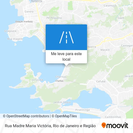 Rua Madre Maria Victória mapa