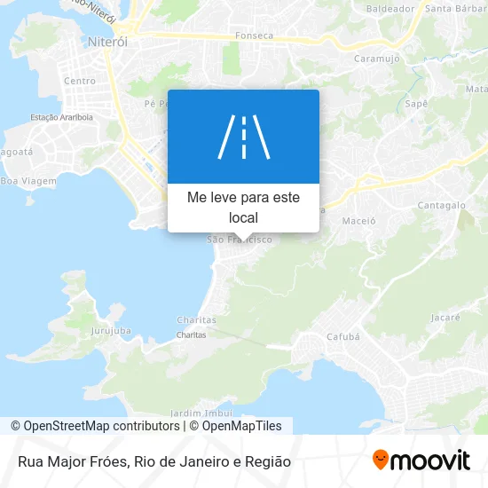 Rua Major Fróes mapa