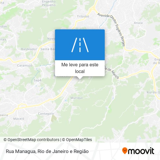 Rua Managua mapa