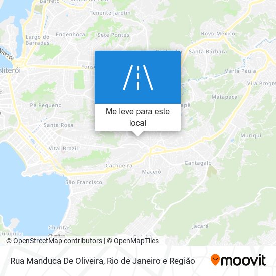 Rua Manduca De Oliveira mapa