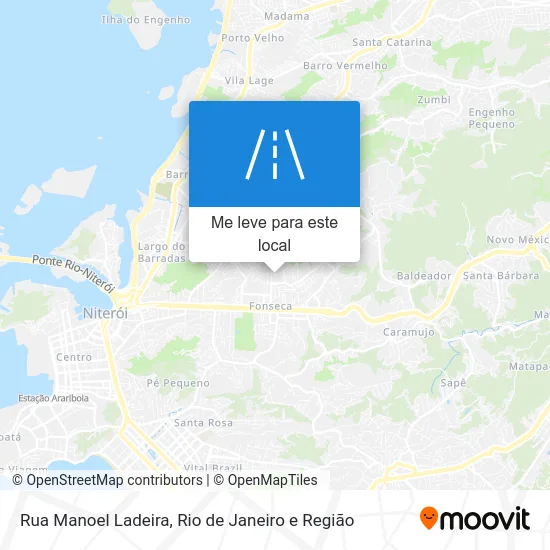 Rua Manoel Ladeira mapa