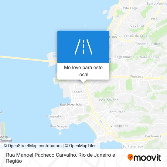 Rua Manoel Pacheco Carvalho mapa