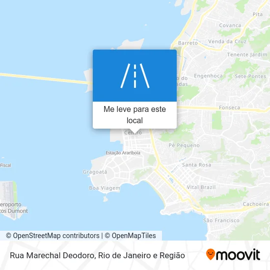 Rua Marechal Deodoro mapa