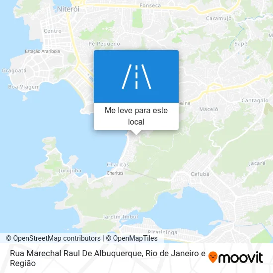 Rua Marechal Raul De Albuquerque mapa