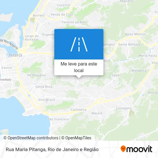 Rua Maria Pitanga mapa