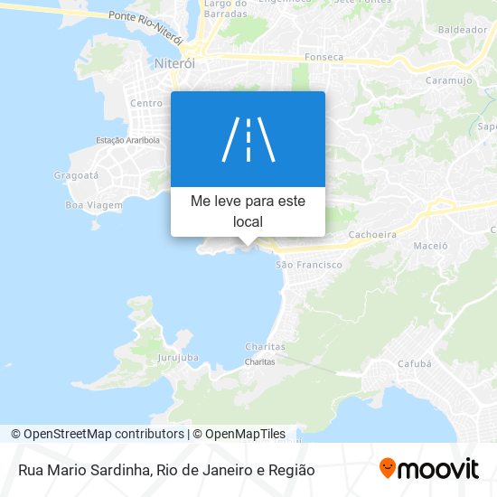 Rua Mario Sardinha mapa