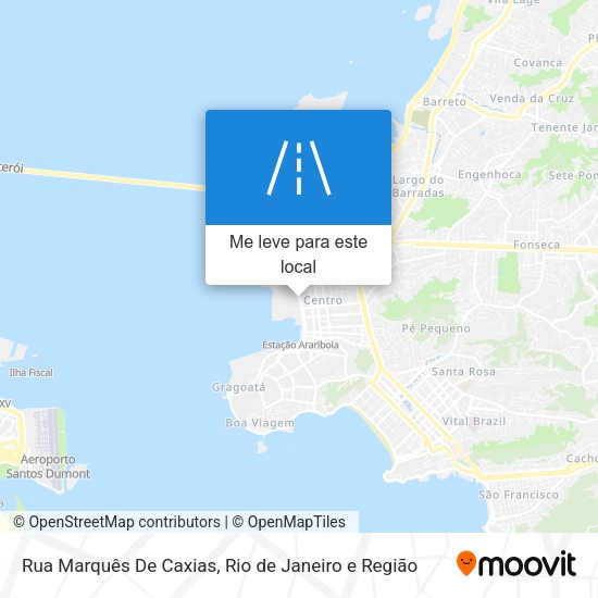 Rua Marquês De Caxias mapa