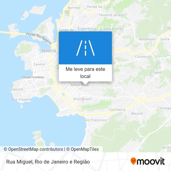 Rua Miguel mapa