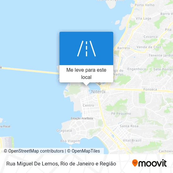 Rua Miguel De Lemos mapa
