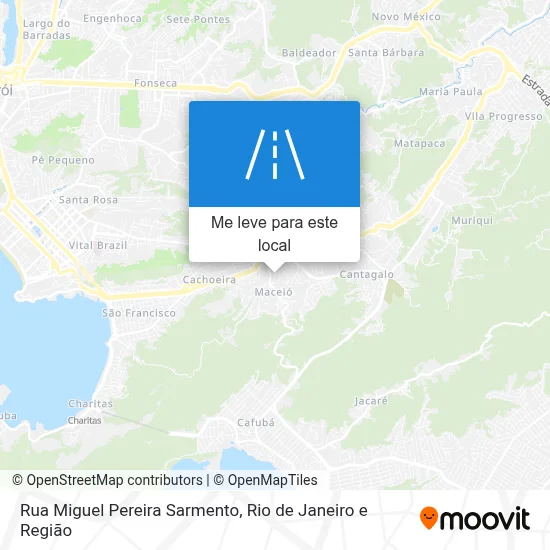 Rua Miguel Pereira Sarmento mapa