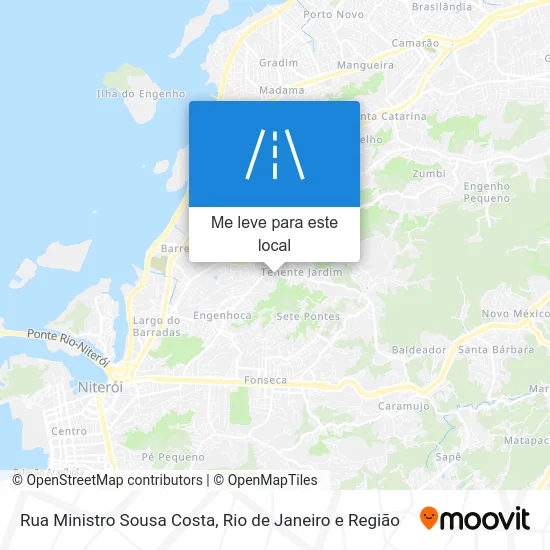 Rua Ministro Sousa Costa mapa