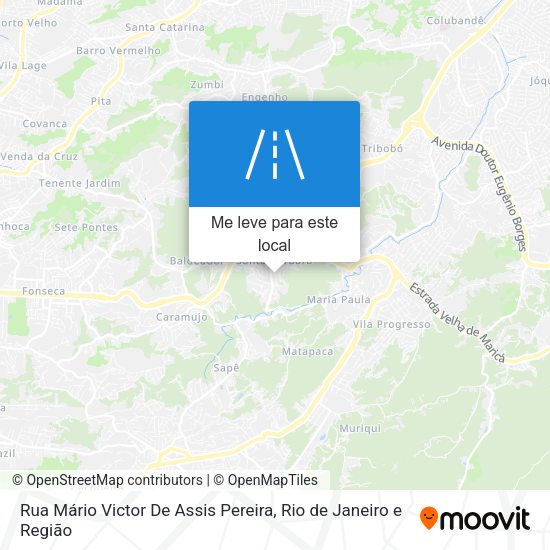 Rua Mário Victor De Assis Pereira mapa