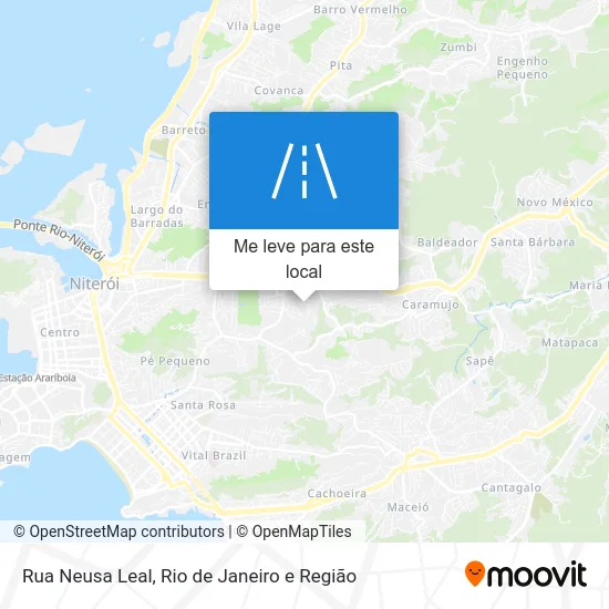 Rua Neusa Leal mapa