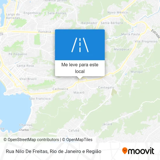 Rua Nilo De Freitas mapa