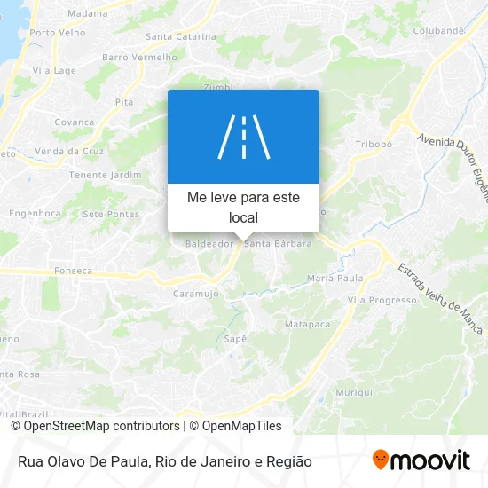 Rua Olavo De Paula mapa