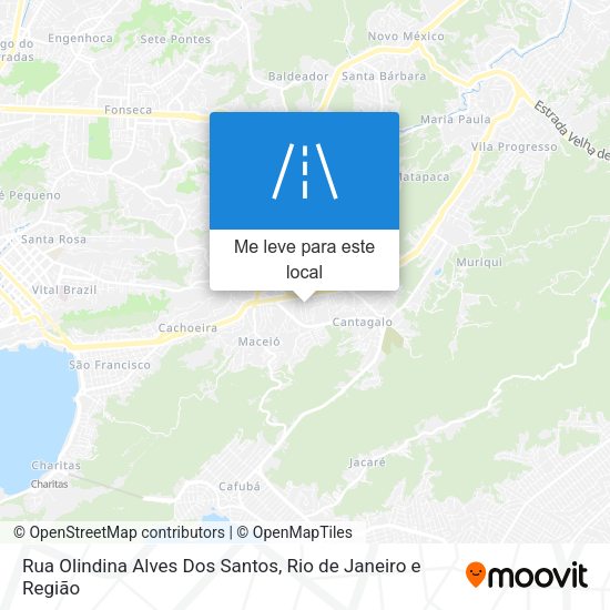 Rua Olindina Alves Dos Santos mapa