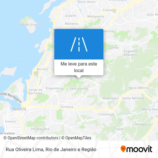 Rua Oliveira Lima mapa
