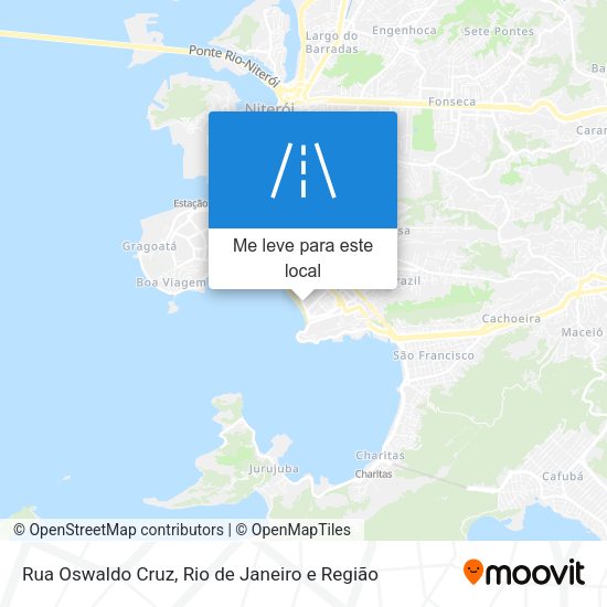 Rua Oswaldo Cruz mapa