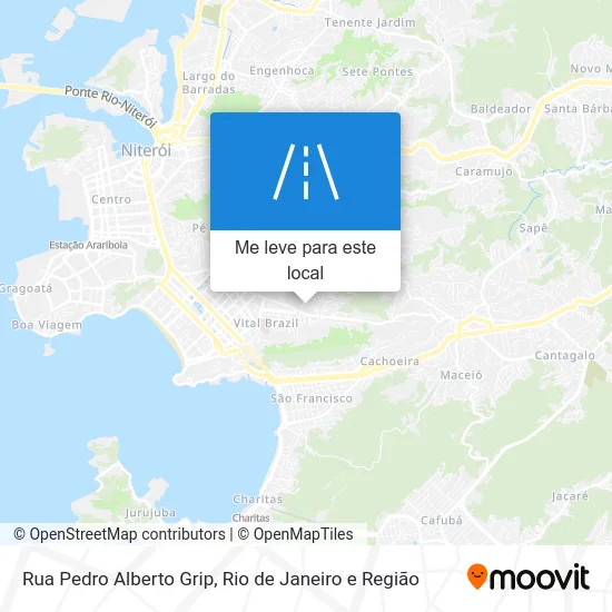 Rua Pedro Alberto Grip mapa