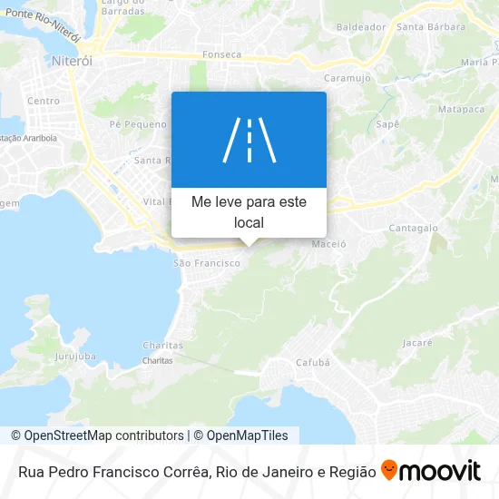 Rua Pedro Francisco Corrêa mapa
