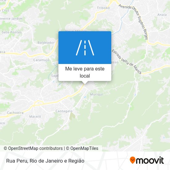 Rua Peru mapa