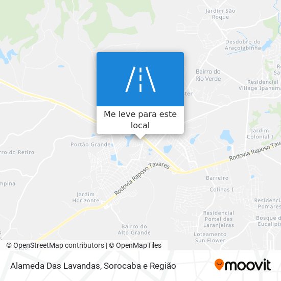 Alameda Das Lavandas mapa