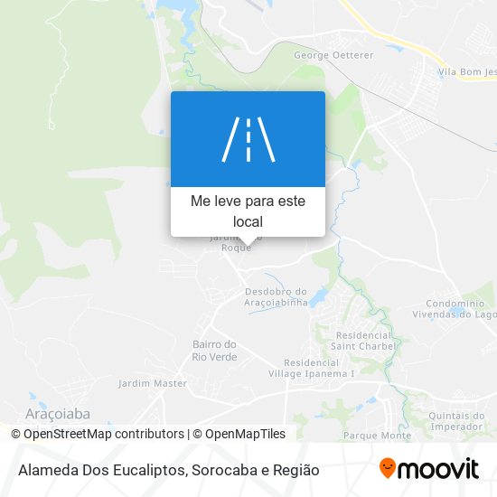 Alameda Dos Eucaliptos mapa