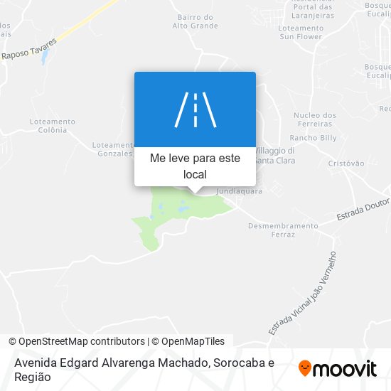 Avenida Edgard Alvarenga Machado mapa