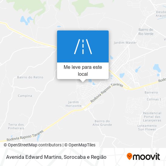 Avenida Edward Martins mapa