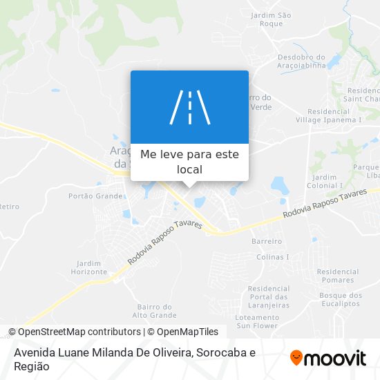 Avenida Luane Milanda De Oliveira mapa