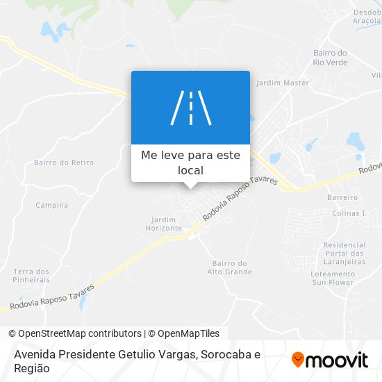 Avenida Presidente Getulio Vargas mapa