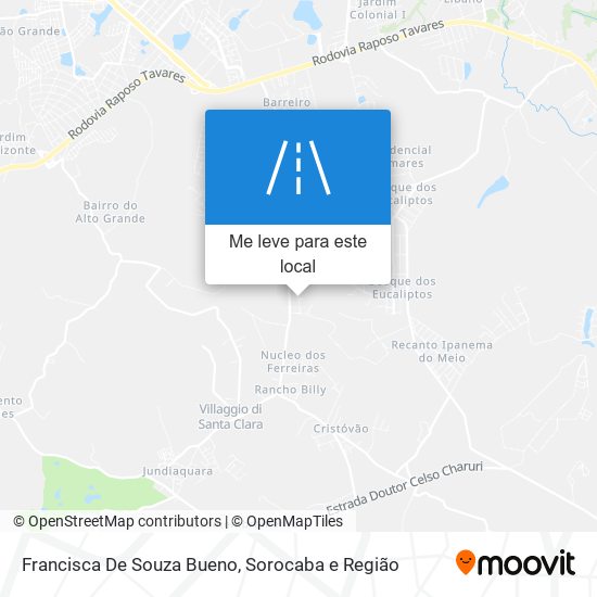 Francisca De Souza Bueno mapa