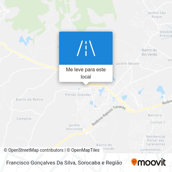 Francisco Gonçalves Da Silva mapa