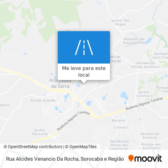 Rua Alcides Venancio Da Rocha mapa