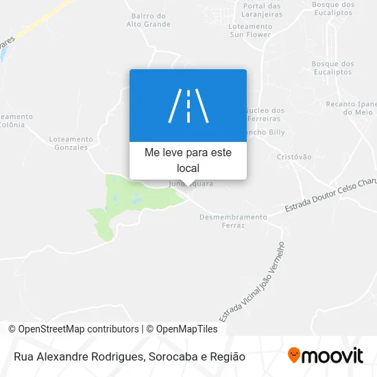 Rua Alexandre Rodrigues mapa