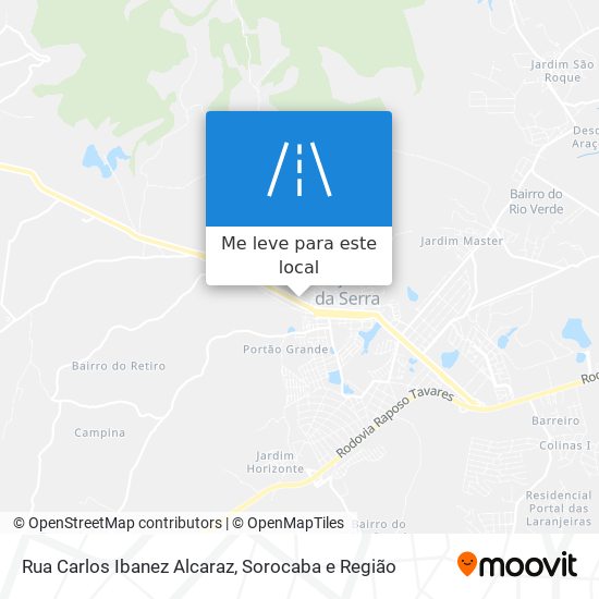 Rua Carlos Ibanez Alcaraz mapa