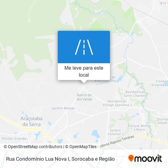 Rua Condomínio Lua Nova I mapa