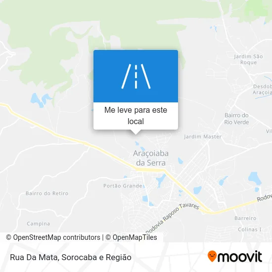 Rua Da Mata mapa