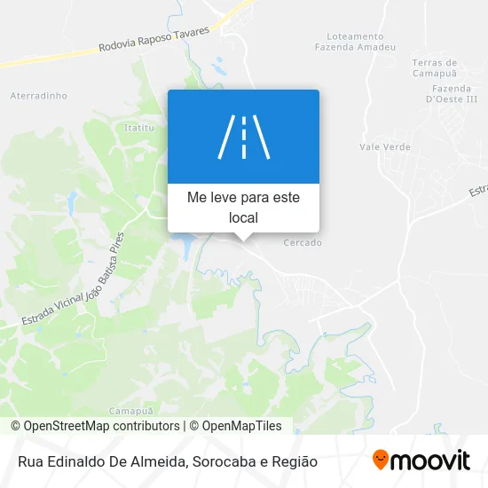Rua Edinaldo De Almeida mapa