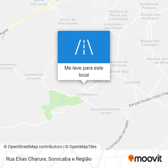 Rua Elias Charure mapa