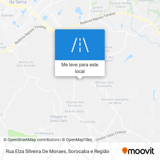 Rua Elza Silveira De Moraes mapa