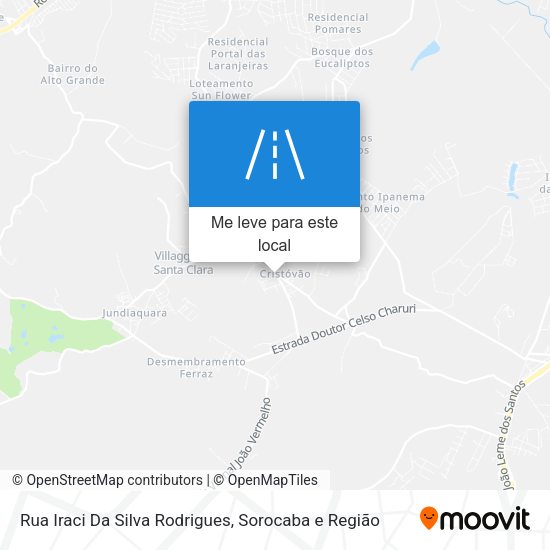 Rua Iraci Da Silva Rodrigues mapa