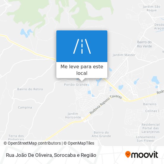 Rua João De Oliveira mapa