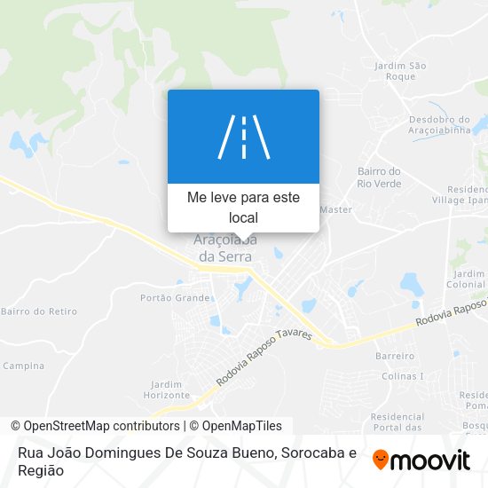 Rua João Domingues De Souza Bueno mapa