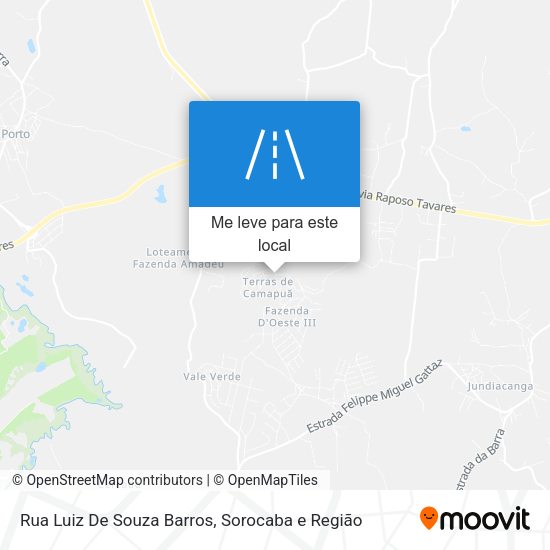 Rua Luiz De Souza Barros mapa