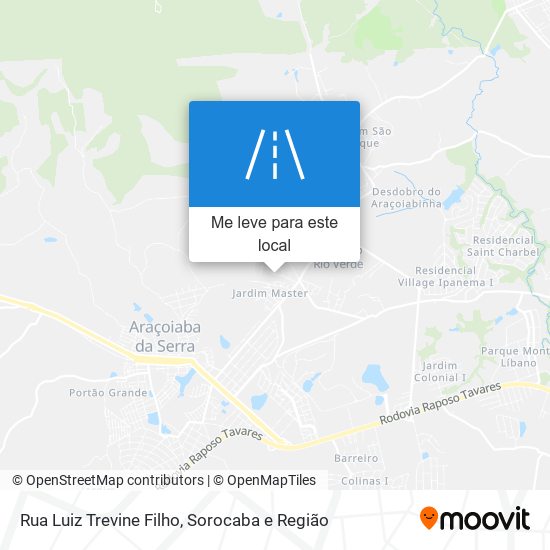 Rua Luiz Trevine Filho mapa