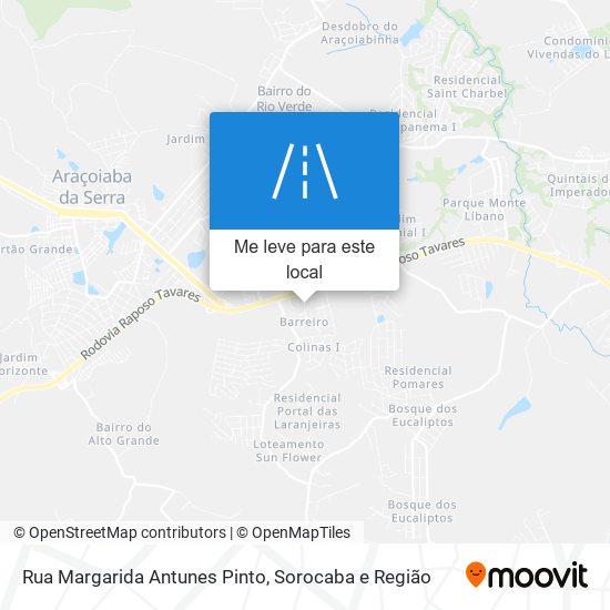 Rua Margarida Antunes Pinto mapa