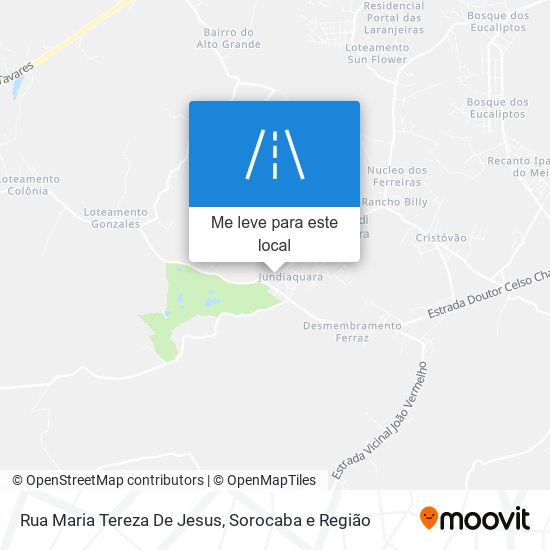 Rua Maria Tereza De Jesus mapa